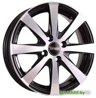 Литые диски TechLine 634 16x6" 4x100мм DIA 60.1мм ET 37мм BDM - фото