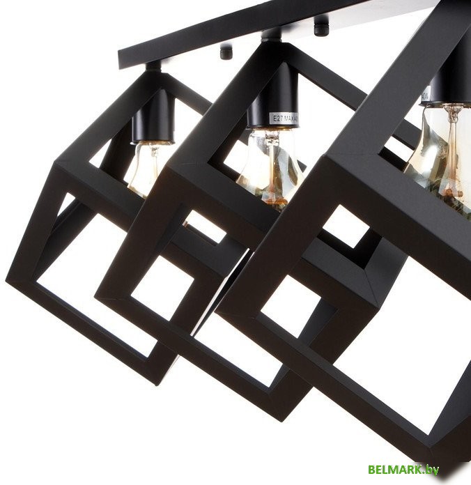 Подвесная люстра BayerLux Куб 4613030 (черный) - фото2