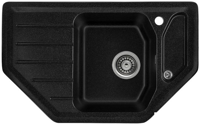Кухонная мойка Gerhans E08 (черный) - фото