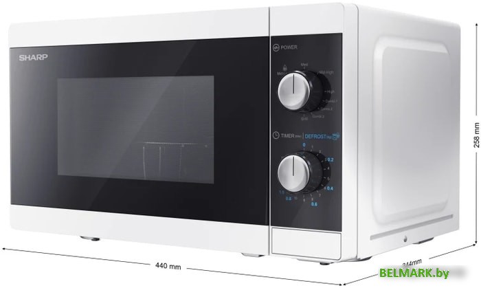 Микроволновая печь Sharp YC-MG01E-W - фото2