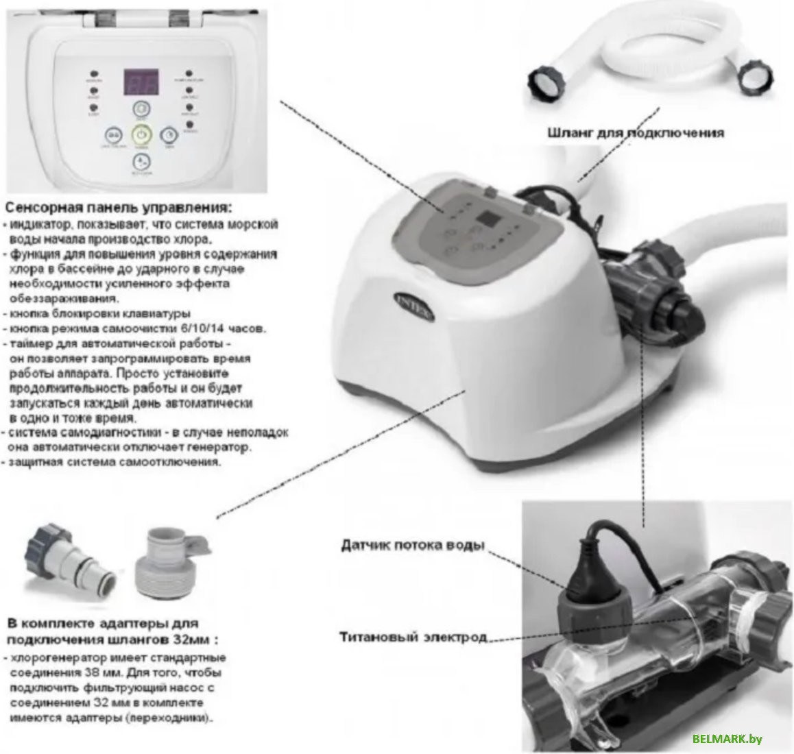 Аксессуары для бассейнов Intex Krystal Clear 26688 - фото2