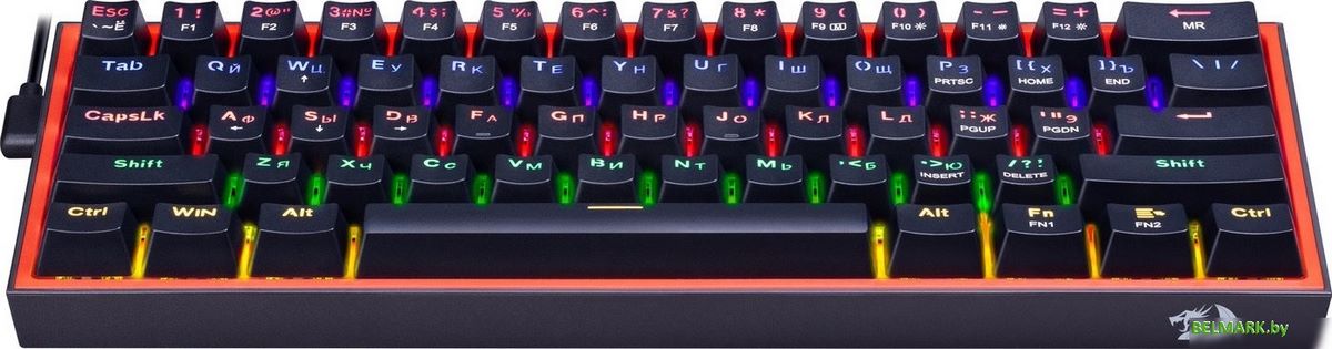 Клавиатура Redragon Fizz (Redragon Red, черный/красный) - фото2