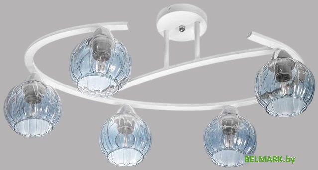 Припотолочная люстра Aitin Pro НПБ 02-5х60-101 C1233/5 (белый) - фото