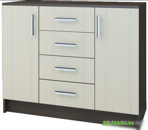 Комод Памир София 1000 2Д (венге-дуб белфорт) - фото