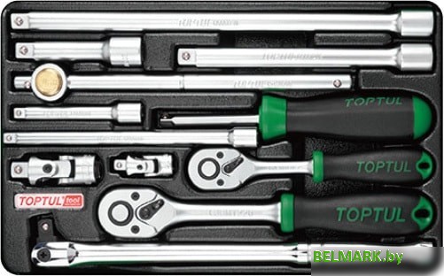 Универсальный набор инструментов Toptul GZA-1202 (12 предметов) - фото