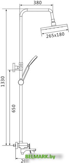 Душевая система Shevanik S9636 - фото2