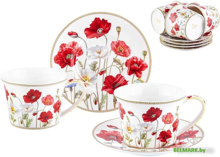 Сервиз Elan Gallery Маки 420457 - фото