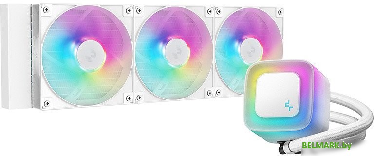 Система жидкостного охлаждения для процессора DeepCool LE360 WH V2 R-LE360-WHAMMN-G-2 - фото