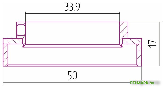 Отражатель Сунержа TUBE 1 (33.7 мм) 00-1029-0003 - фото2