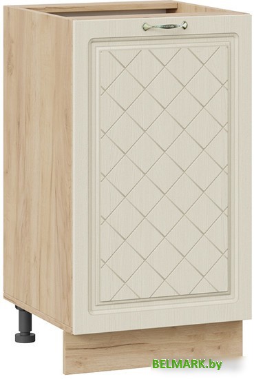 Шкаф напольный Трия Бьянка 1Н45 (дуб крафт золотой/дуб ваниль) - фото