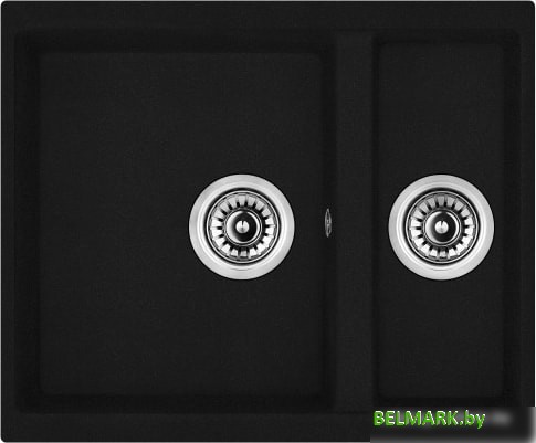 Кухонная мойка Longran Enigma ENG555.460 15 (onyx/10) - фото