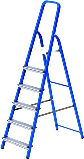 Лестница-стремянка Новая высота NV 113 комбинированная 6 ступеней - фото