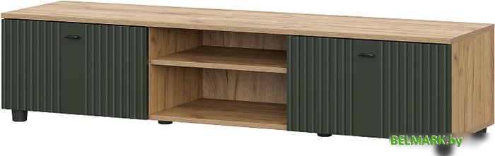 Тумба SV-Мебель Милан 00-00107350 (дуб золотой/олива софт) - фото