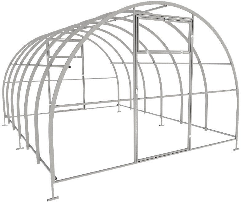 Каркас теплицы Импласт Титан из трубы 40х20 3х2 15146 (4м) - фото