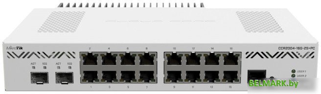 Маршрутизатор Mikrotik CCR2004-16G-2S+PC - фото