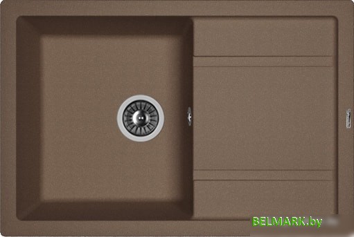 Кухонная мойка Florentina Липси 760 (мокко) - фото