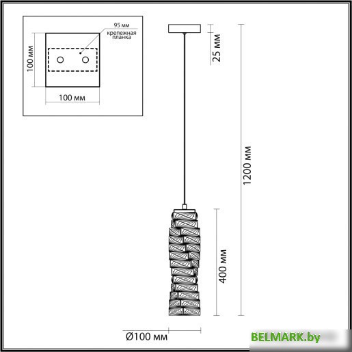 Подвесная люстра Odeon Light Straza 4999/10L - фото2