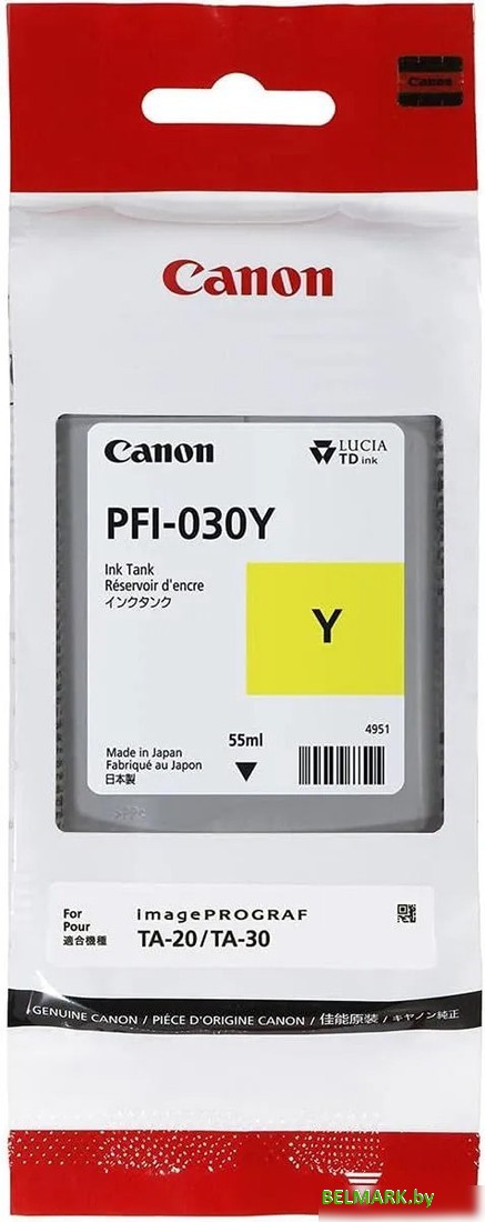 Картридж Canon PFI-030Y - фото
