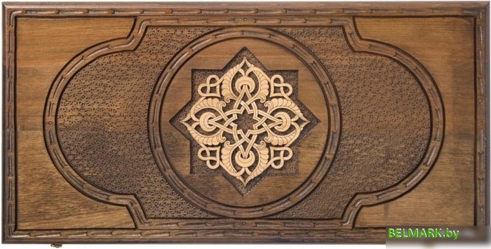 Шашки/нарды Mirzoyan Золотой Узор 1 am019 - фото