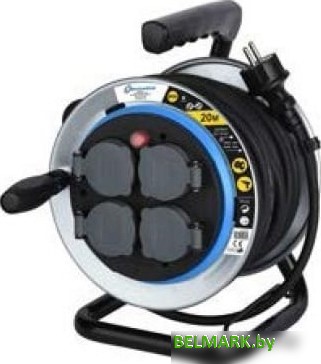 Удлинитель Electraline 49030 (20 м, черный) - фото