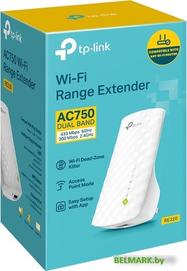 Усилитель Wi-Fi TP-Link RE220 - фото2