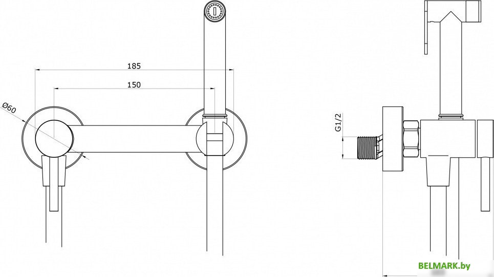 Гигиенический душ Vieir V462552-F - фото2