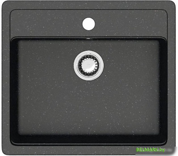 Кухонная мойка Teymi Helmi 57x50 T120107 (черный матовый) - фото