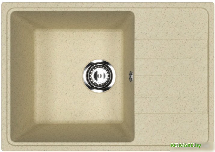 Кухонная мойка Practik PR-M 600-002 (слоновая кость) - фото