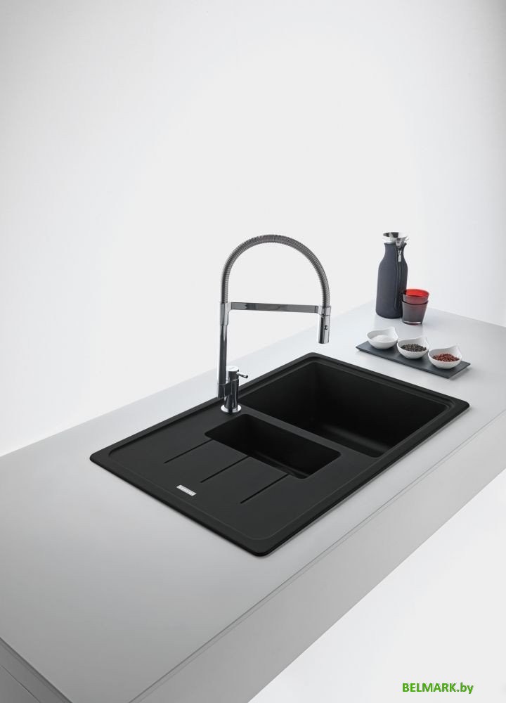 Кухонная мойка Franke Basis BFG 651-78 114.0693.555 (матовый черный) - фото2