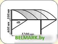 Козырек Dudo КС-8 - фото2