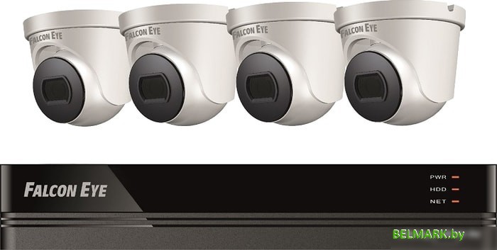 Гибридный видеорегистратор Falcon Eye FE-104MHD KIT Дом SMART - фото
