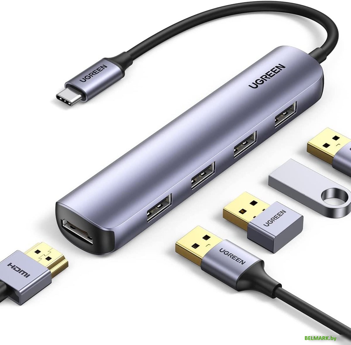 USB-хаб Ugreen CM417 20197 - фото
