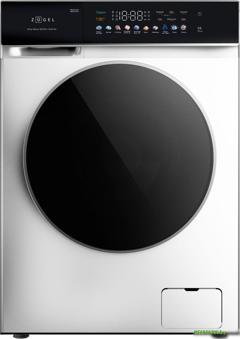 Стирально-сушильная машина ZUGEL ZWDF107121I Inverter Steam - фото