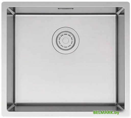 Кухонная мойка Paulmark Lassan 49 UNI LA49-BS (стальной/брашированная сталь) - фото