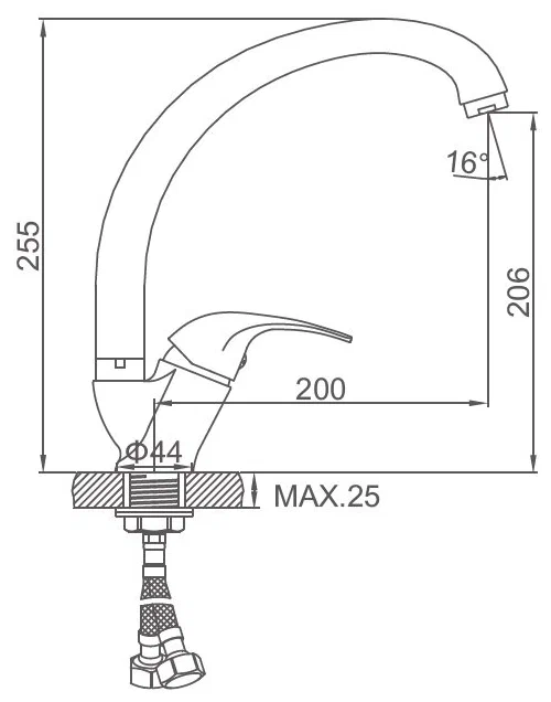 Смеситель Ledeme L5931 - фото2