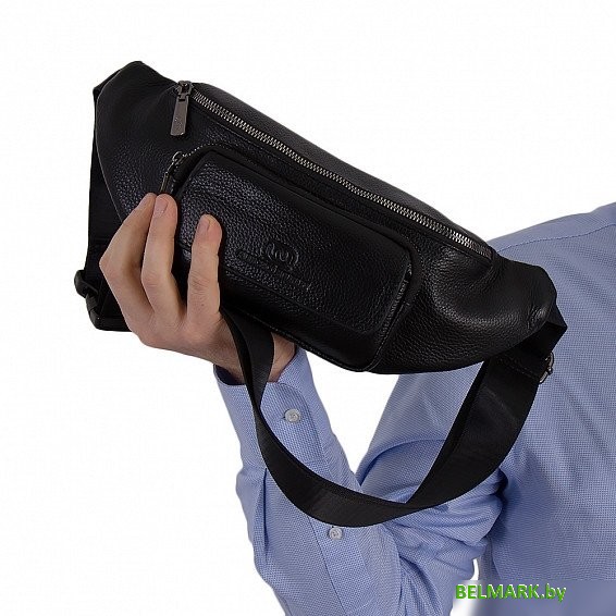 Сумка на пояс Francesco Molinary 356-Y001-BLK (черный) - фото