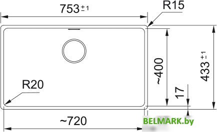Кухонная мойка Franke Maris MRG 110-72 125.0687.260 (матовый черный) - фото2