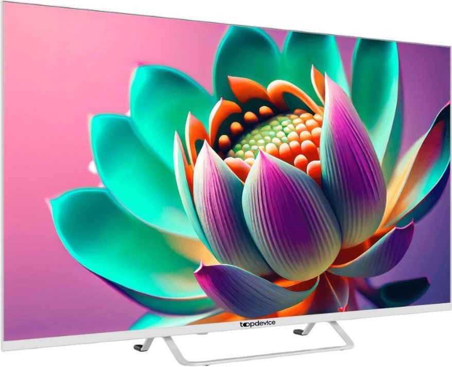 Телевизор Topdevice 43" SMART TV YаOS (белый) - фото2