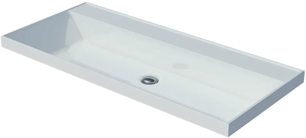 Умывальник Madera Classica 100x45 см (без отверстия под смеситель и без перелива) - фото