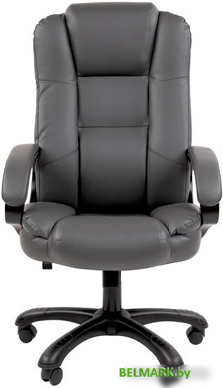 Офисное кресло CHAIRMAN 600 (экопремиум, серый) - фото