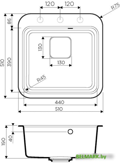 Кухонная мойка Omoikiri Tasogare 51-SA - фото2