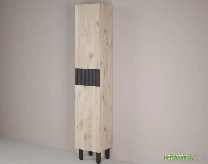 Style Line Шкаф-пенал Стокгольм ВЛДСП 36 1 ящик (напольный) - фото2