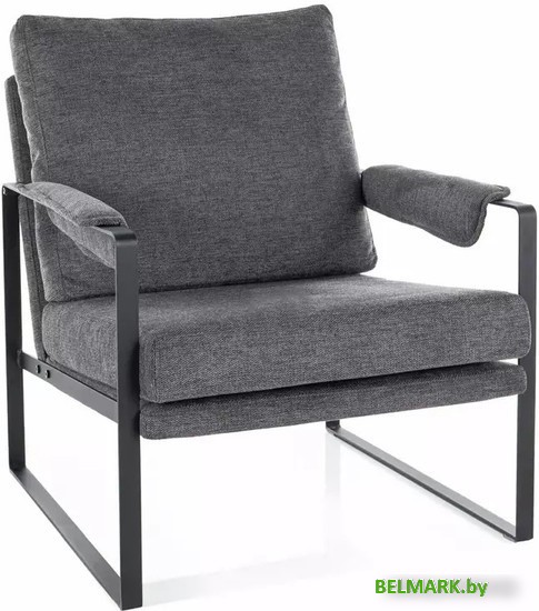 Интерьерное кресло Signal Focus Brego 18 (темно-серый/черный) - фото