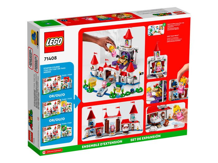 Конструктор LEGO Super Mario 71408 Дополнительный набор Замок Пич - фото2