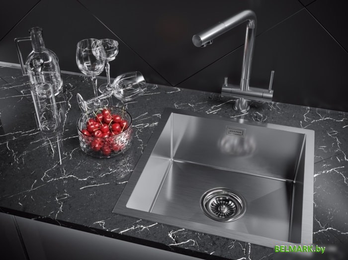 Кухонная мойка Paulmark Aller PM904444-BS - фото2