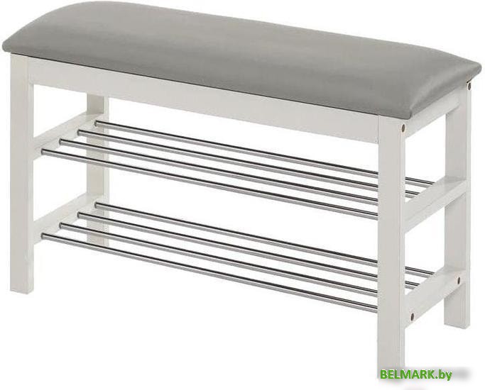 Банкетка Halmar ST-11 (серый/белый) V-CH-ST_11-STOJAK-BIALY - фото