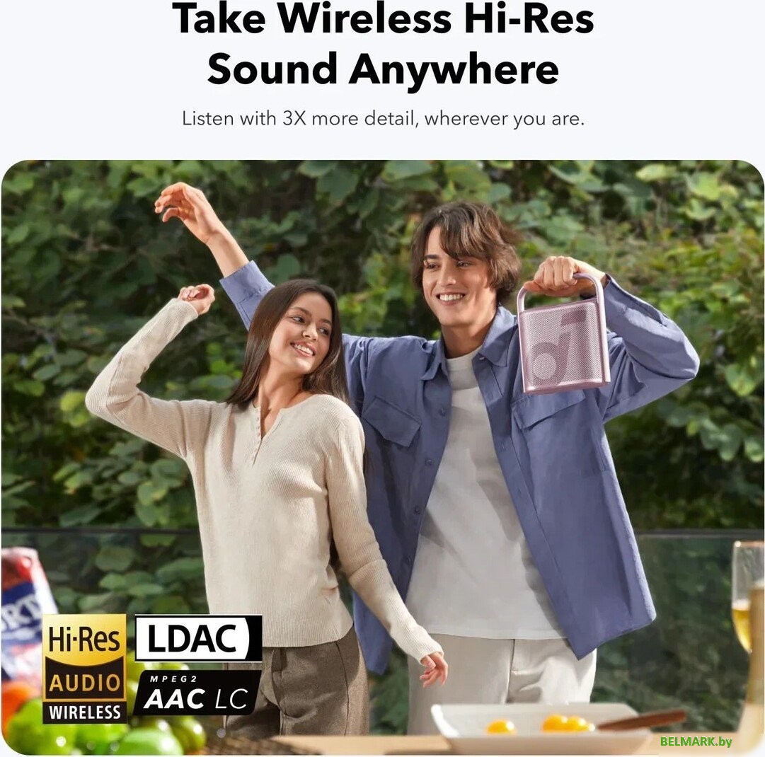 Беспроводная колонка Anker SoundCore Motion X500 (розовый) - фото2