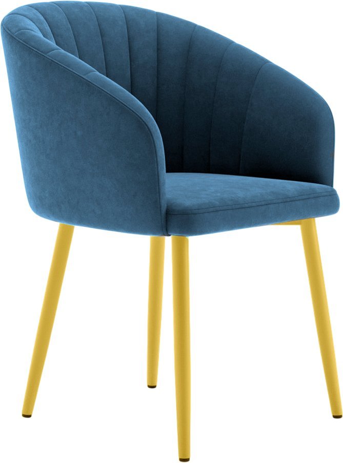 Стул Табурет Верона (бренди 08/каркас золото) - фото