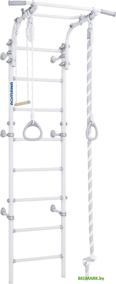 Спортивный комплекс для ребенка Romana Next Muar 01.21.8.00.490.03.06-24 (белый муар) - фото