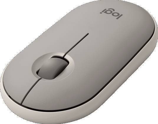 Мышь Logitech M350 Pebble (песочный) - фото2